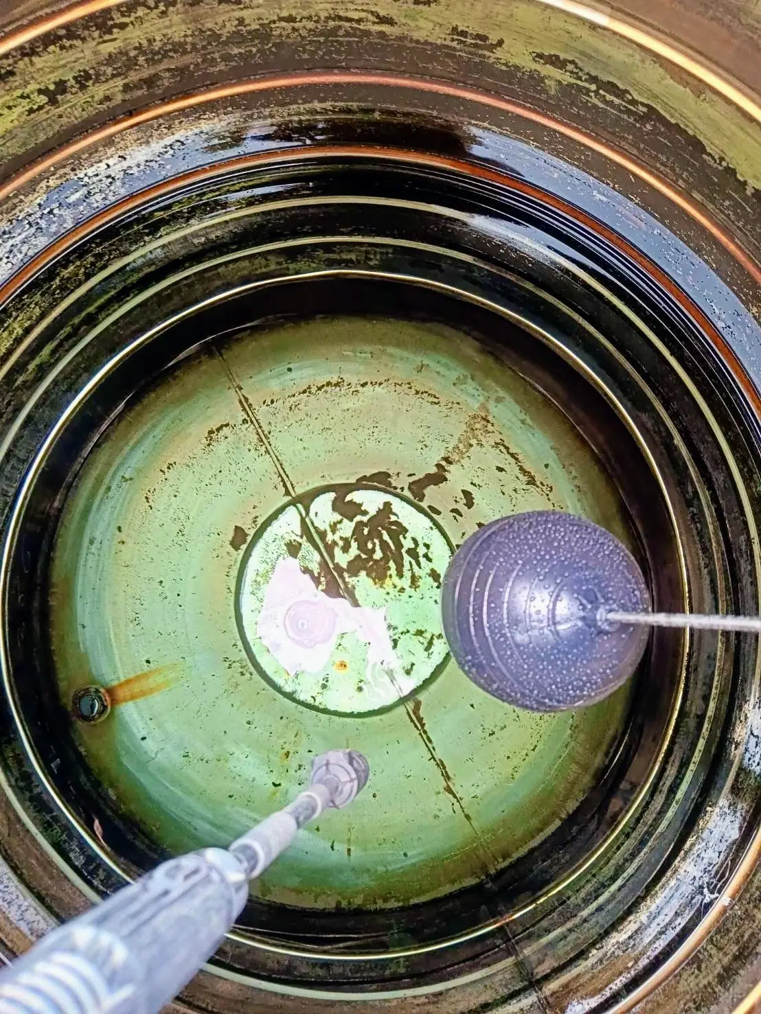 新竹寶山白鐵水塔清洗實例